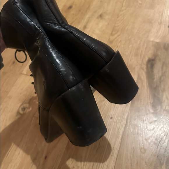 Frye Laced Black Boots - Picture 8 of 8